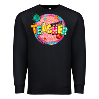 Black teacher Premium Sweatshirt - NancyCooperArtShop