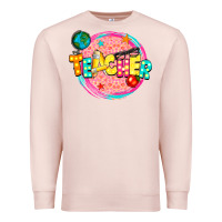 Pale Pink teacher Premium Sweatshirt - NancyCooperArtShop