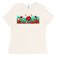 Bone lips and strawberries Ladies Tee - AdoDesignShop