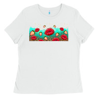 White lips and strawberries Ladies Tee - AdoDesignShop