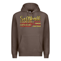 Coffee softball game day Premium Hoodie - Artiststas