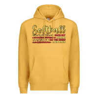 Mustard softball game day Premium Hoodie - Artiststas