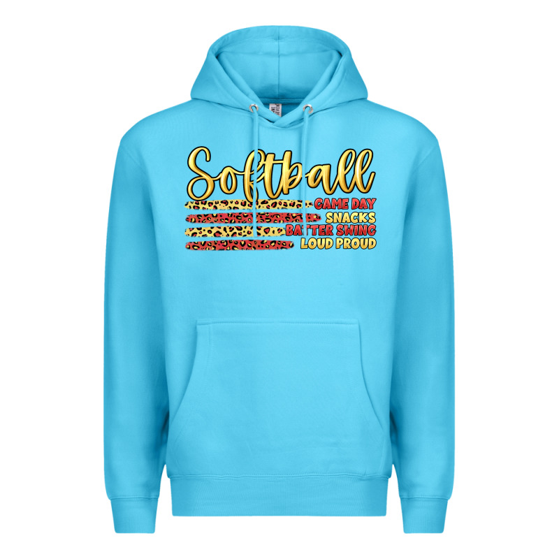 Softball Game Day Premium Hoodie by Artiststas | Teevron