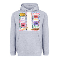 Heather Grey positive affirmation Heavyweight Hoodie - MaliasSmallBusiness