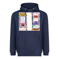 Navy positive affirmation Heavyweight Hoodie - MaliasSmallBusiness