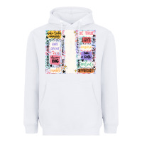 White positive affirmation Heavyweight Hoodie - MaliasSmallBusiness