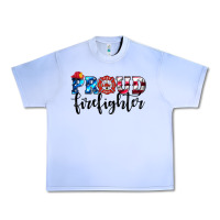 Grape Ice proud firefighter Urban Heavy Tee - HRA Design Shop