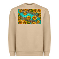 Mushroom western sunflowers skinny metal can holder Heavyweight Sweatshirt - HRA Design Shop