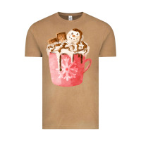 Vintage Camel hotcocoa with snowman  fa element Vintage Tee - FaDigitalArtStudio