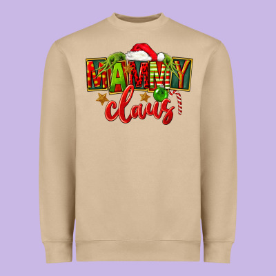 Christmas Mammy Claus Heavyweight Sweatshirt Designed By Fadigitalartstudio