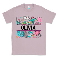 Lilac nurse elements with costom name Classic Tee - AdoDesignShop