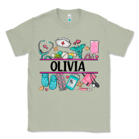 Matcha nurse elements with costom name Classic Tee - AdoDesignShop