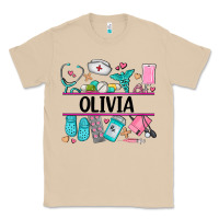 Mushroom nurse elements with costom name Classic Tee - AdoDesignShop