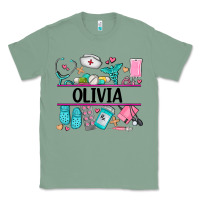 Sage nurse elements with costom name Classic Tee - AdoDesignShop