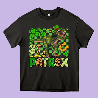 St. Patrex Heavy Core Tee Designed By Artiststas