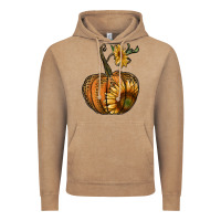 Vintage Coffee pumpkin with sunflower Vintage Hoodie - RanaPortraitStore