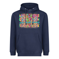 Navy my temper goes from zerobail money real quick Heavyweight Hoodie - NancyCooperArtShop