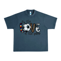 Midnight Navy for the love of the game socer Urban Heavy Tee - CowhideDigitalArt