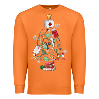 Carrot nurse christmas tree Premium Sweatshirt - MaliasSmallBusiness
