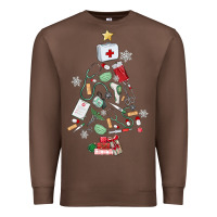 Chestnut nurse christmas tree Premium Sweatshirt - MaliasSmallBusiness
