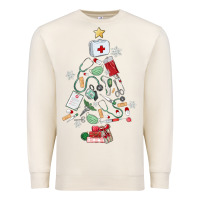 Sandshell nurse christmas tree Premium Sweatshirt - MaliasSmallBusiness