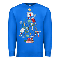 True Royal nurse christmas tree Premium Sweatshirt - MaliasSmallBusiness