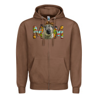Chestnut Western Hampshire Sheep Mom Zipper Hoodie - LillyAllenDesigns