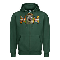 Sports Green Western Hampshire Sheep Mom Zipper Hoodie - LillyAllenDesigns