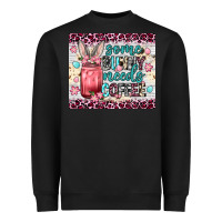 Black Some bunny needs coffee 20oz tumbler Heavyweight Sweatshirt - Neo Western