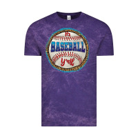 Cloud Purple it's baseball y'all Vintage Tee - HRA Design Shop