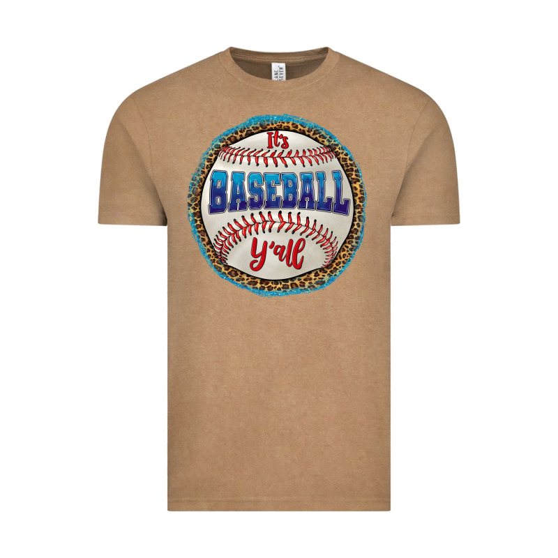 It's Baseball Y'all Vintage Tee by HRA Design Shop | Teevron