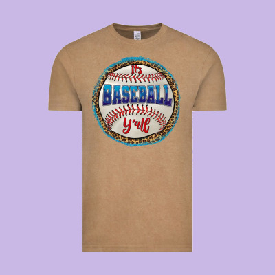 It's Baseball Y'all Vintage Tee Designed By Hra Design Shop