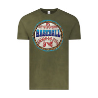 Vintage Olive it's baseball y'all Vintage Tee - HRA Design Shop