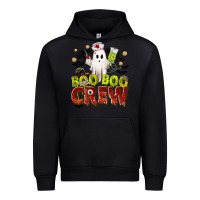 Black Boo Boo Crew Nurse Urban Hoodie - texasbilliewilder