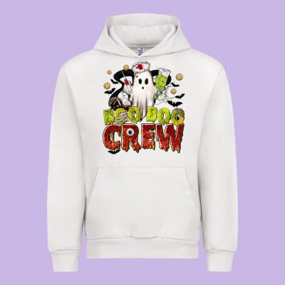Boo Boo Crew Nurse Urban Hoodie Designed By Texasbilliewilder