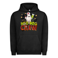 Pigment Black Boo Boo Crew Nurse Urban Hoodie - texasbilliewilder