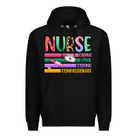 Black nurse Premium Hoodie - Artiststas