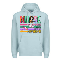 Blue Mist nurse Premium Hoodie - Artiststas