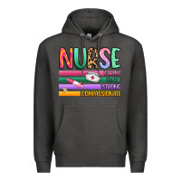 Charcoal Heather nurse Premium Hoodie - Artiststas