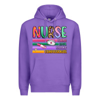 Purple nurse Premium Hoodie - Artiststas