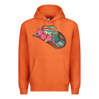 Carrot cowboy hat Premium Hoodie - AdoDesignShop