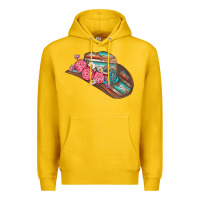 Lemon cowboy hat Premium Hoodie - AdoDesignShop
