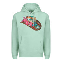 Seafoam cowboy hat Premium Hoodie - AdoDesignShop