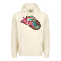Tofu cowboy hat Premium Hoodie - AdoDesignShop