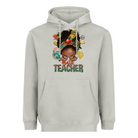 Moon Dust math teacher life afro messy bun Heavyweight Hoodie - NancyCooperArtShop