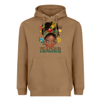 Toasted Coconut math teacher life afro messy bun Heavyweight Hoodie - NancyCooperArtShop