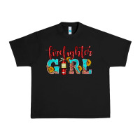 Black firefighter son girl Urban Heavy Tee - HRA Design Shop