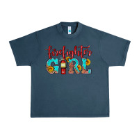 Midnight Navy firefighter son girl Urban Heavy Tee - HRA Design Shop