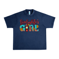 Navy firefighter son girl Urban Heavy Tee - HRA Design Shop