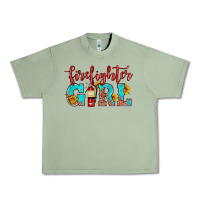 Oil Green firefighter son girl Urban Heavy Tee - HRA Design Shop